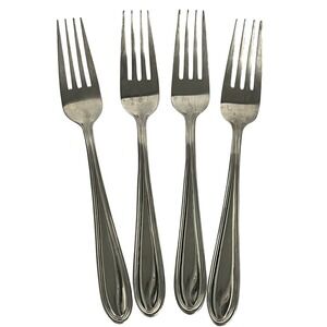 Wallace‎ MODERN THREADStainless Flatware set of 4, 7 3/8 Dinner Fork Indonesia